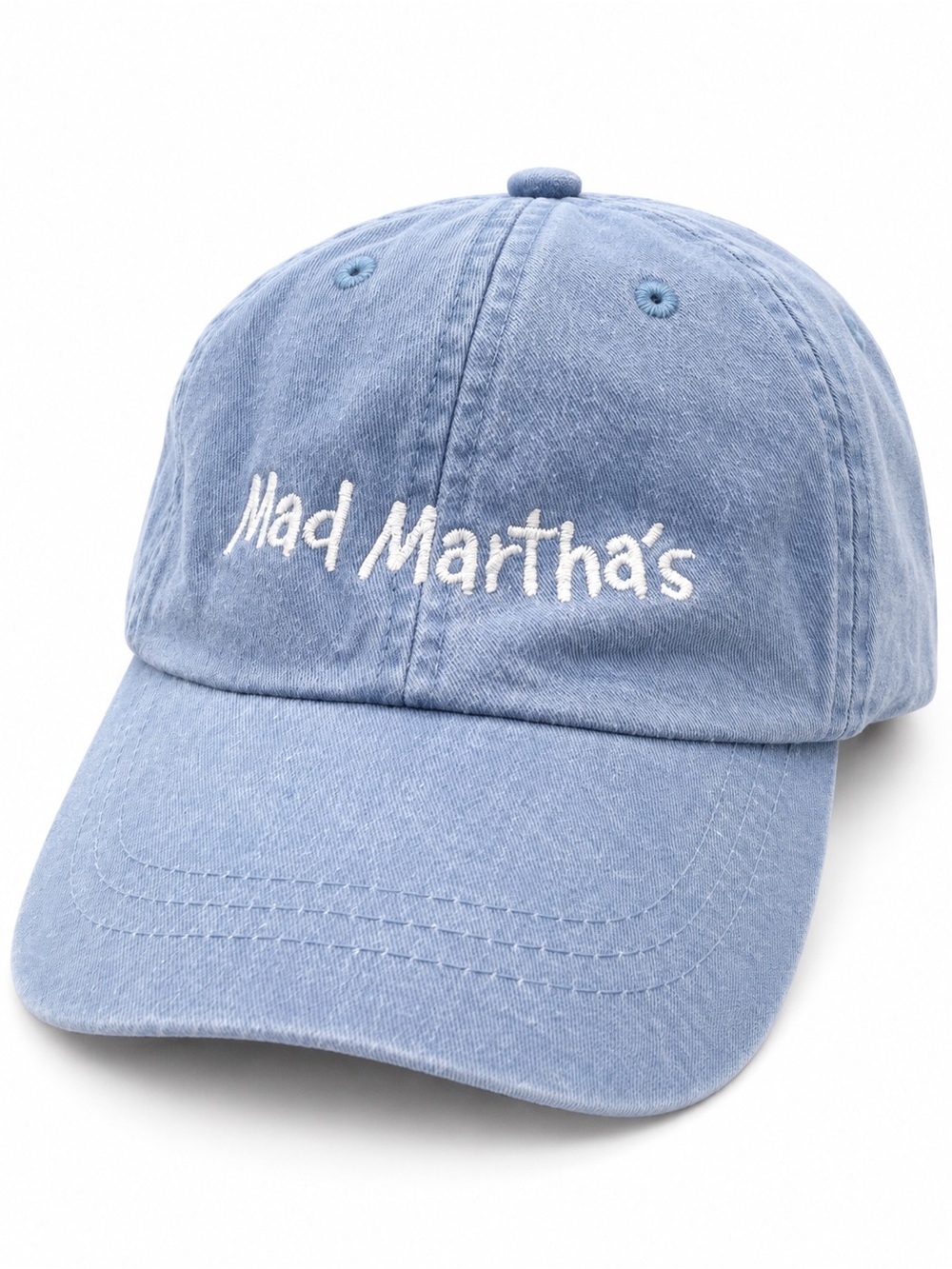 Mad Martha’s Martha’s Vineyard Adams Cool-Crown Blue Cotton Hat NWT